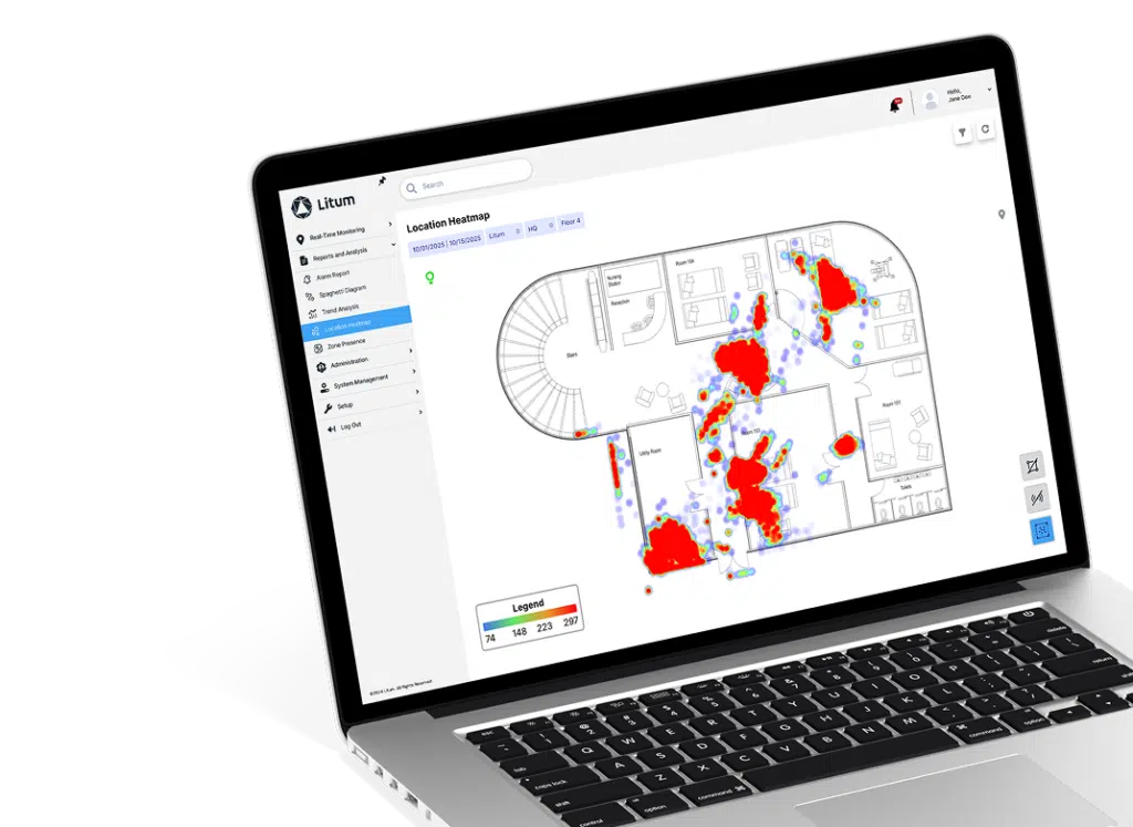 RTLS vs. RFID: Which Asset Tracking Technology Is Right for Your Operation? 4 Rfid software with heatmap features.