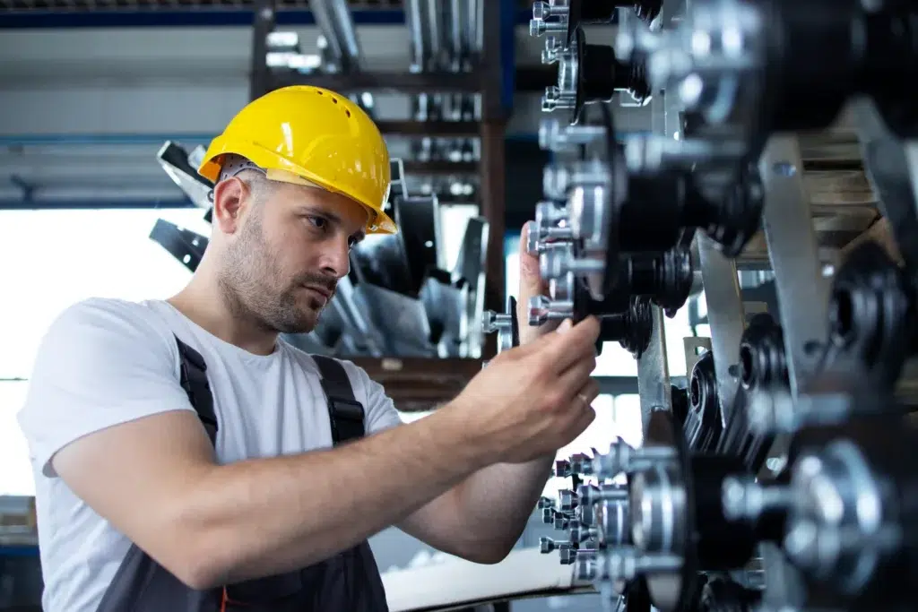 From Gas Detectors to Serialized Equipment: Asset Tracking Use Cases for Hazardous Industrial Environments 3 Asset tracking in hazardous areas — industrial worker maintaining equipment in classified zone where ATEX-certified RTLS monitors tool accountability