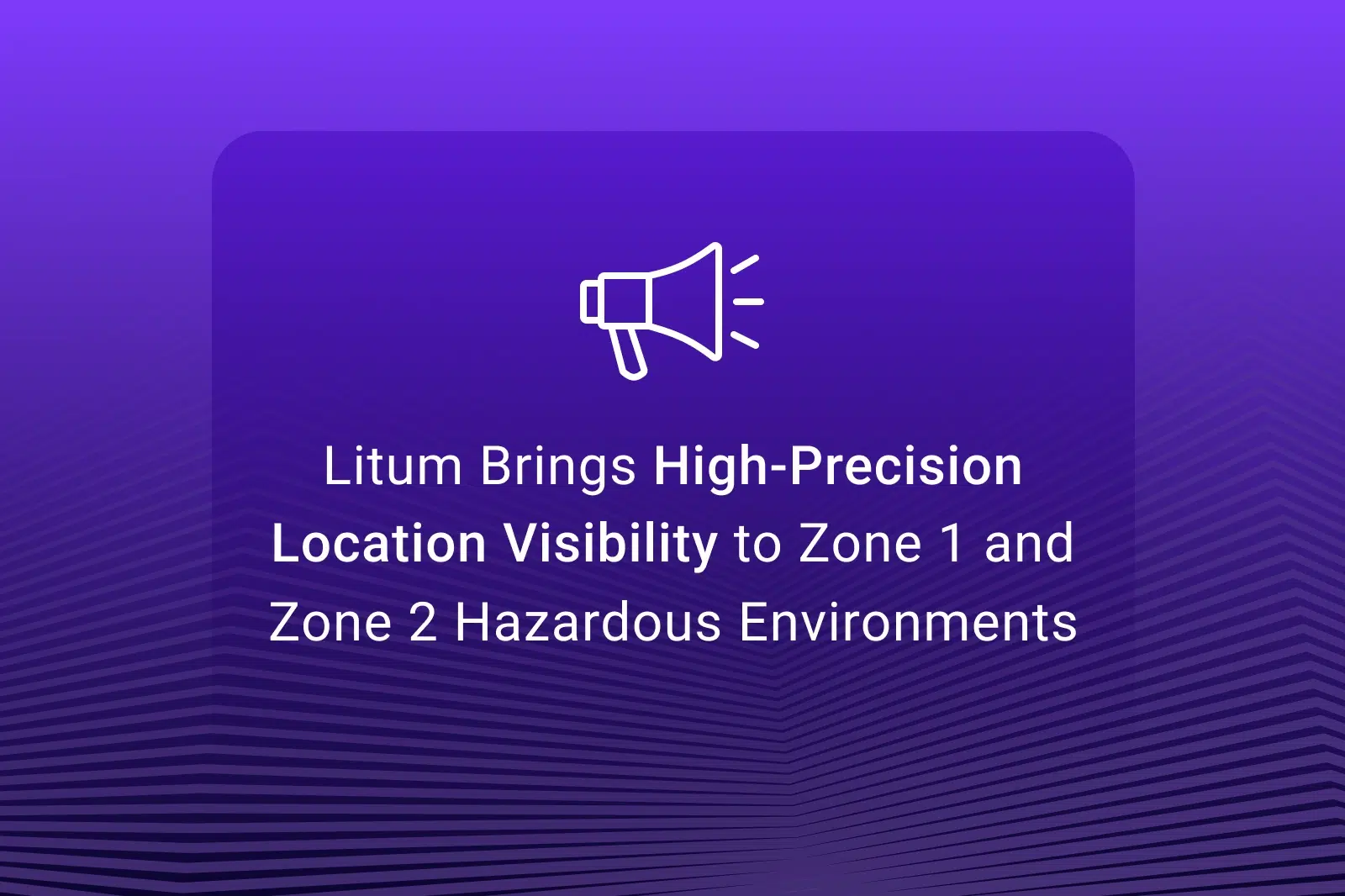 Home 76 Litum press release news thumbnail for atex hazardous area classification product.
