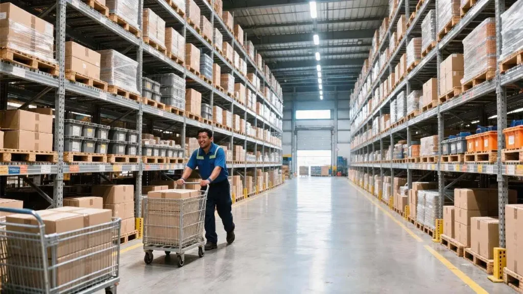 The Cost of Not Knowing: Asset Utilization and the Search Time Problem 1 Warehouse worker moving a mobile cart, part of a Cardinal Health asset utilization and search time case study