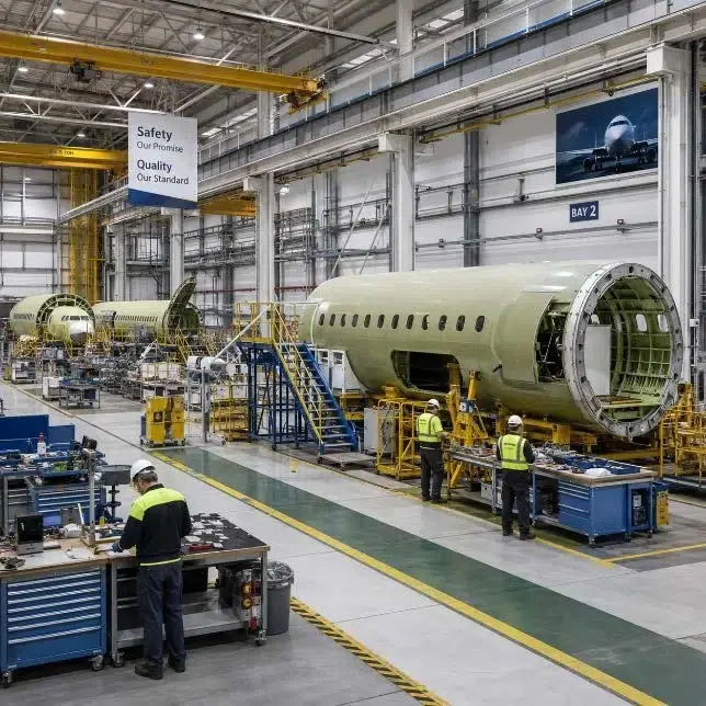 The Cost of Not Knowing: Asset Utilization and the Search Time Problem 3 Aerospace manufacturing facility floor, site of a 3,000-asset utilization tracking deployment with GE Aerospace venture TEI