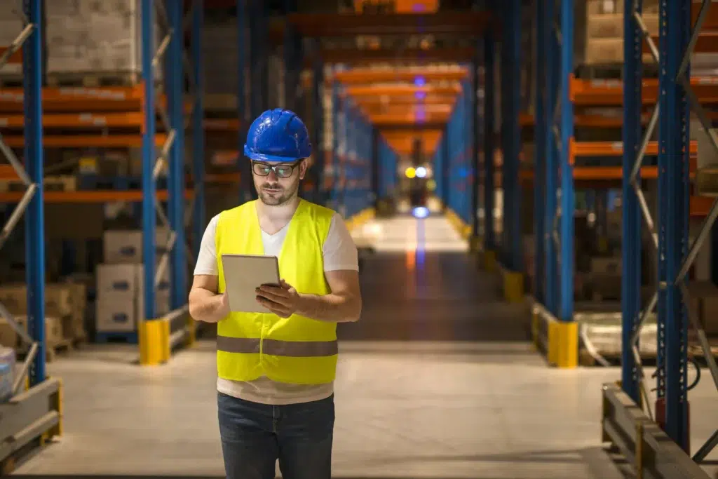 How to Improve Forklift Safety in Your Warehouse: A Complete Technology Guide 2 Forklift safety guide: supervisor monitoring fleet data via RTLS